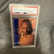 1996-97 SP Kobe Bryant Rookie Card #134 Graded - BGS 6 - Lakers. rookie card picture
