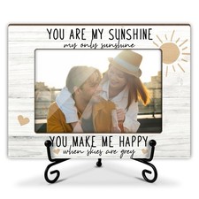 You Are My Sunshine - Family Picture Frame, Wooden Photo Frame with Stand, Fa...