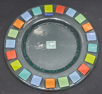 Villeroy & Boch 　ツイストアレア　ガラスプレート Villeroy & Boch Twist Alea Vitrum 13” Buffet Plate Serving Platter