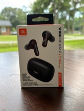 JBL Vibe Beam 2 True Wireless In-Ear Earbuds, Bluetooth, ANC, Black