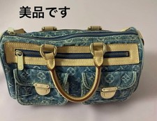 Louis Vuitton Blue Monogram Denim Neo Speedy Handbag M95019 SP1005 115131