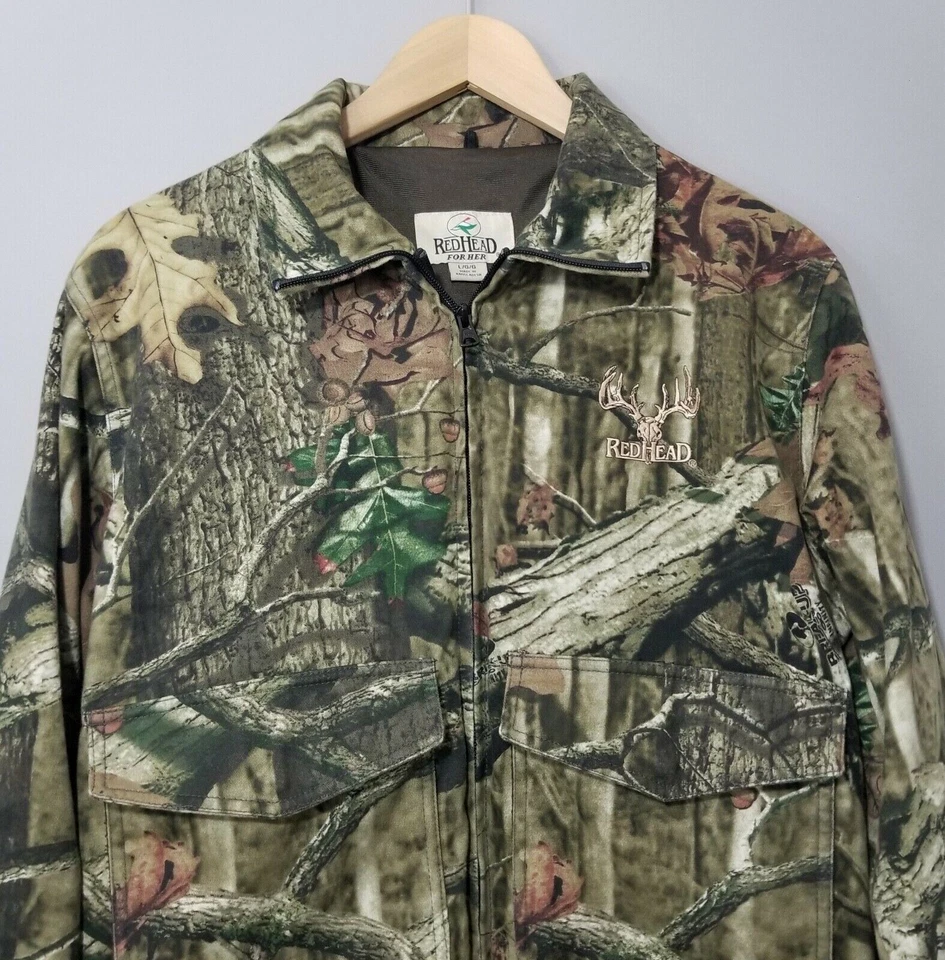 Redhead Womens Real Tree Silent Hide All Season Insulated 2 in 1 Jacket Size L - Image 3 of 4