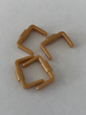 Lego Parts 95344 (4pcs) Minifigure, Utensil Bucket Handle 1x1x1