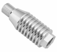 Brake Fluid Cooler 10mm x 1.00 Thread - Silver Billet Aluminum New Made In USA