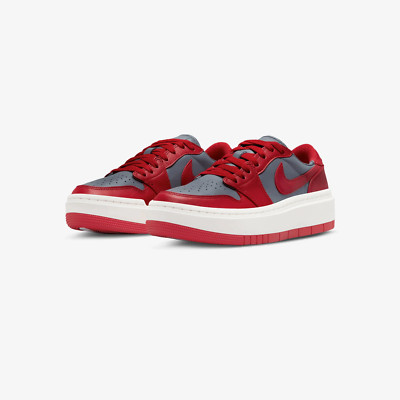 Nike Air Jordan 1 Elevate Low Sneaker DH7004 006 Rot/Grau UK 4_7,5_8_8,5_9,5