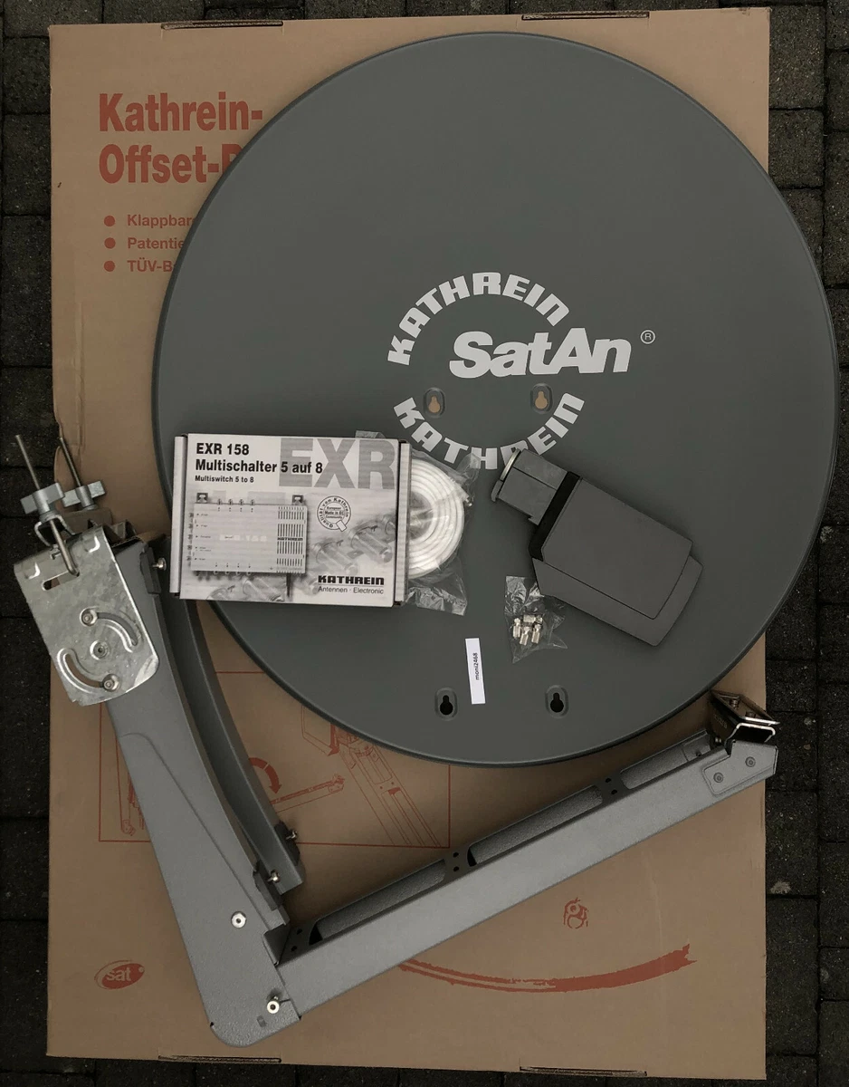 Kathrein Sat Schüssel 80 Cm Mit Lnb Kommunikation Alarm Flipper satellitenanlage kathrein komplett Gewonnen