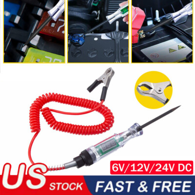 6-24V Digital Electric Voltage Circuit Tester Automotive Test Light Car Truck US