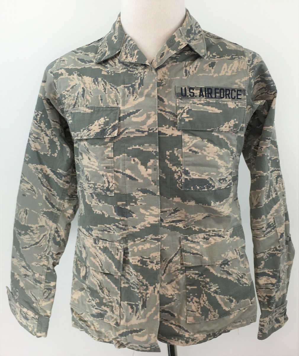 U S Air Force Airman Battle Uniform Blouse Shirt Camo Size