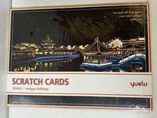 Colorful Antique Buildings , Yuelu Scratch Art 12 NIP SW8