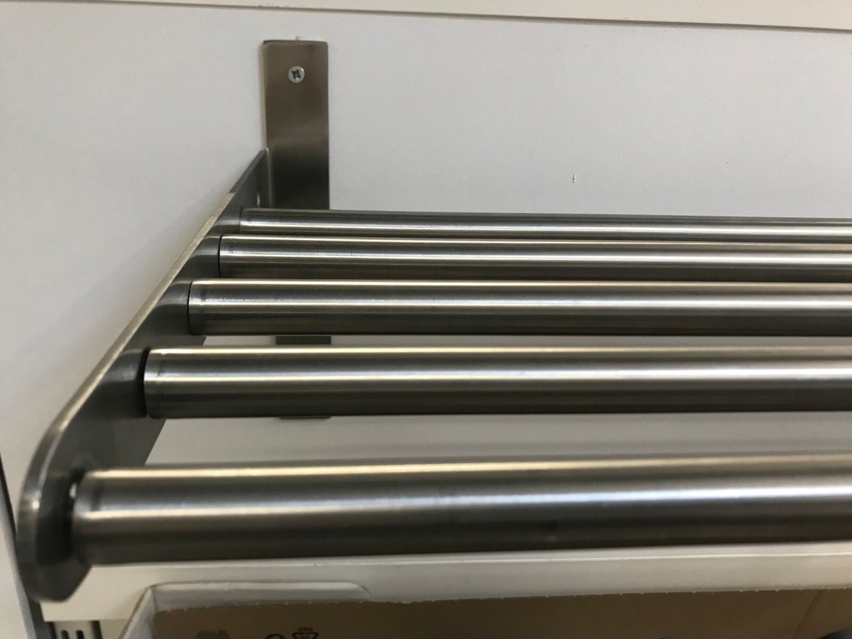 Ikea GRUNDTAL Kitchen Home Wall Shelf Rack Holder,Stainless
