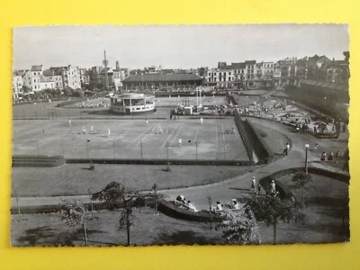 cpsm Sport BELGIQUE BLANKENBERGE Les Courts de TENNIS et GOLF MINIATURE en 1950 - Photo 1/2