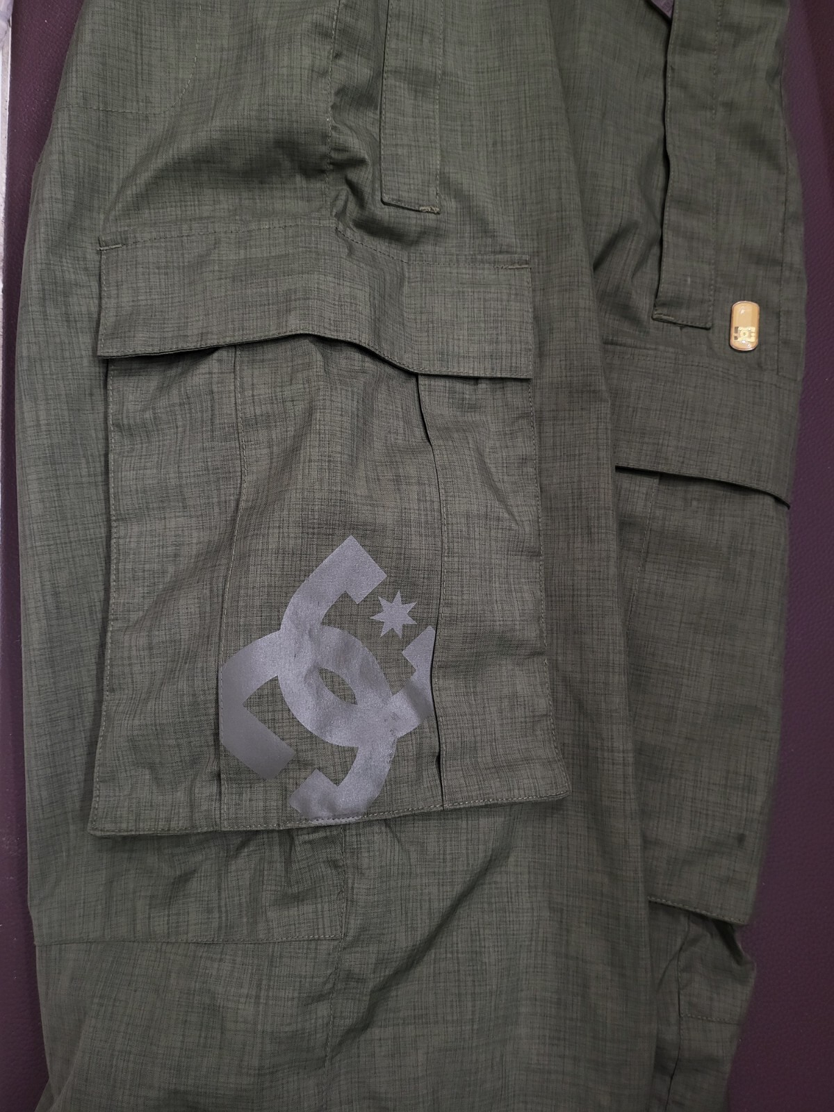 DC 5K Series Ski Snowboard Pants L Exotech 5000 Large Cargo Pockets EUC!!