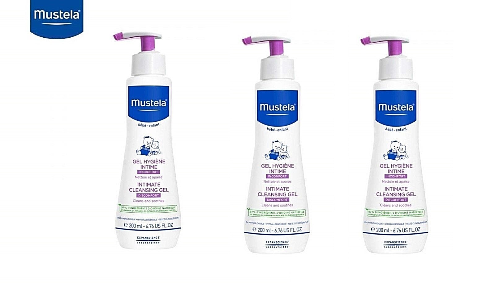 mustela intimate cleansing gel 200 ml