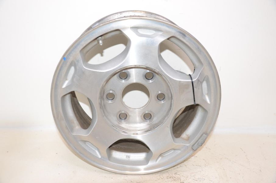 2003-2006 CHEVROLET TAHOE 16x7 Silver Alloy 5 Spoke Wheel Rim Opt PF9     854762