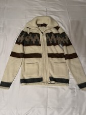 Vintage 70s Cardigan Zipped Mens Size S Dimension By Milford Made In USA