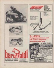 advertising Pubblicità-OCCHIALI MOTO BARUFFALDI '70 -MOTORCYCLE GLASSES