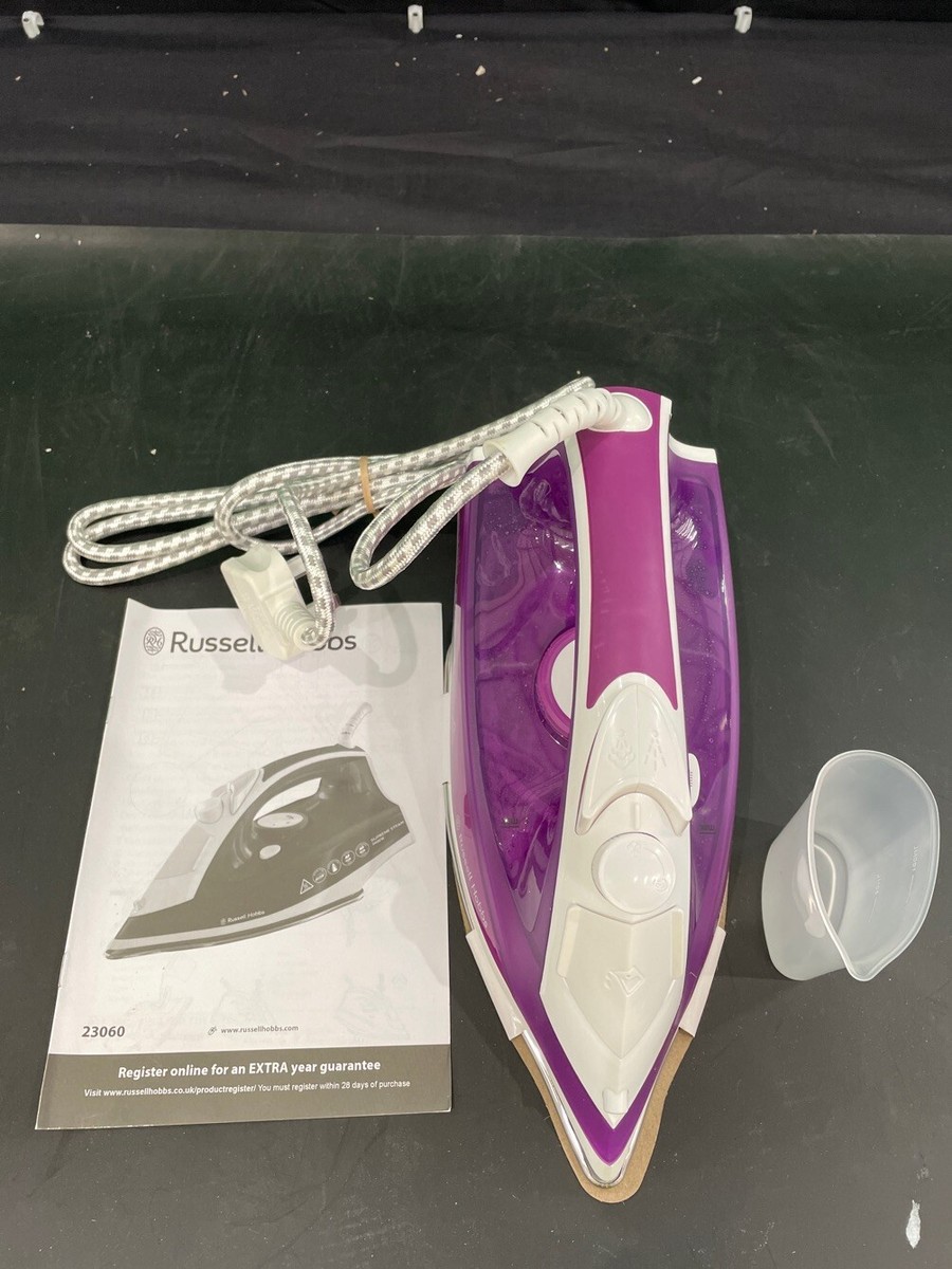 Russell Hobbs Supreme Steam 2400 Watt Iron Purple/White 23060