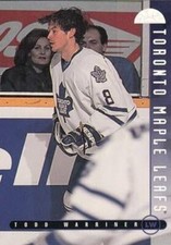 #101 Todd Warriner - Toronto Maple Leafs - 1995-96 Leaf Hockey