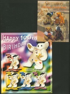 Gambia 2002 #2666-2667 MNH Terry Bears/Architecture/Toys