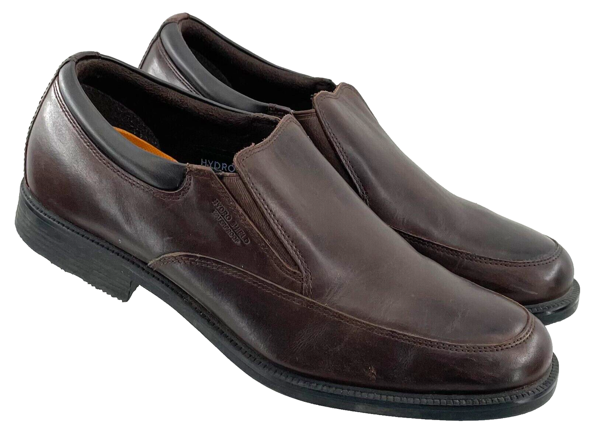 Rockport‎ Men V74302 Hydro-Shield Waterproof Leather Loafers Brown 12 Extra Wide ROCKPORT Waterproof Hydro-Shield Oxford Premium Leather  main image 3