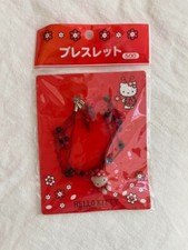Hello Kitty Sanrio Retro Kitty Ladybug Beads Bracelet Heisei JAPAN NEW