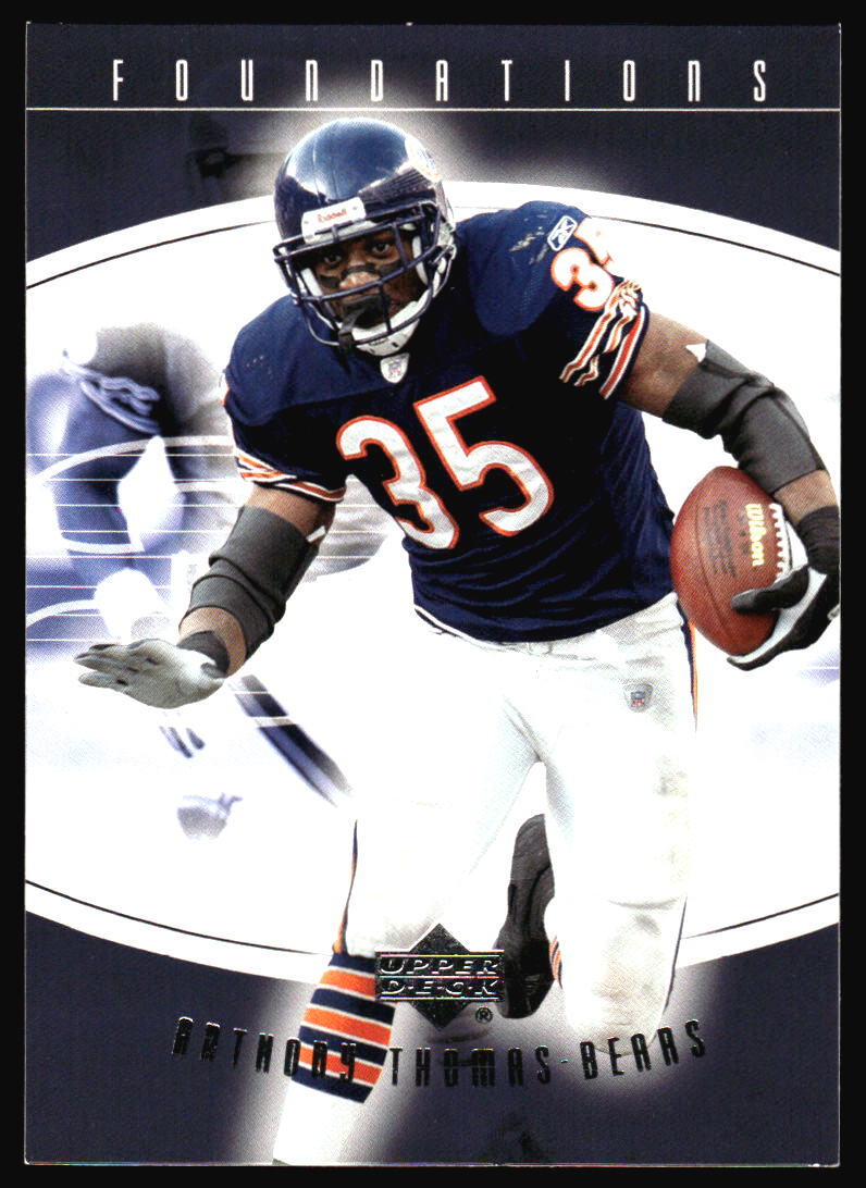 2004 Upper Deck Foundations Anthony Thomas #18 Chicago Bears