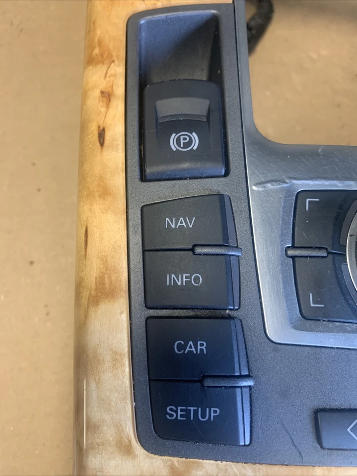 Audi A6 2005-2011 consola central delantera beige abedul grano madera 4F1864261E7L5 Foto 3 de 4