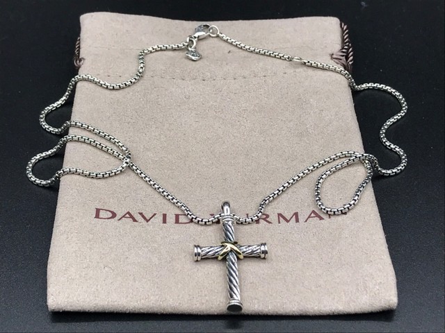 David Yurman Womens Cross Necklace 