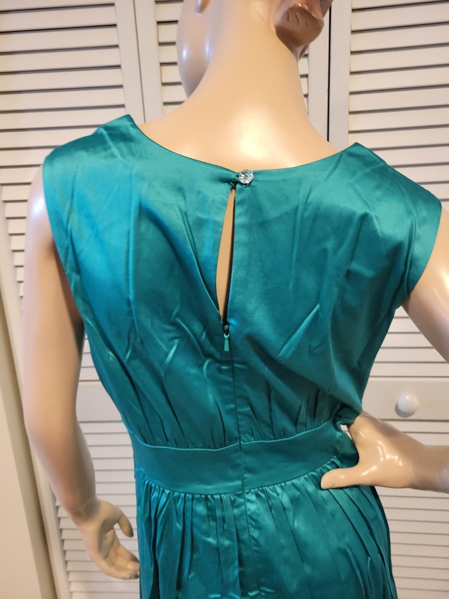 Emily and Fin Too Much Fun Green Dress Sz M US 8 UK 12 Modcloth READ LQQK |  eBay