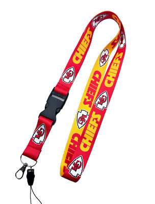 Kansas City Chiefs Team NFL Football Schlüsselband Schlüsselanhänger Lanyard