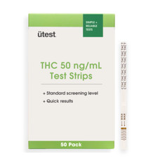 THC 50 ng/mL 25 Pack Strips - At Home Marijuana Urine Drug Tests