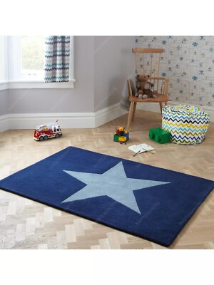 Handgetuftet Wolle Teppich Gelb Boho Star Teppiche 2.4x3m Indisch Handmade
