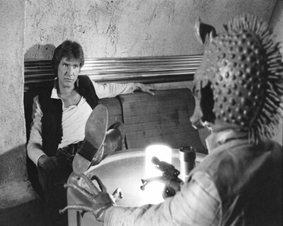 Star Wars graph Han Solo And Greedo Catina 8x10 PHOTO PRINT
