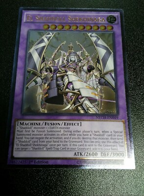 Yugioh El Shaddoll Shekhinaga NECH-EN049 Ultimate Rare 1st Edition