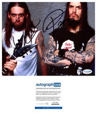 Phil Anselmo & Rex Brown ‘Pantera’ Signed Autograph 8x10 Photo ACOA