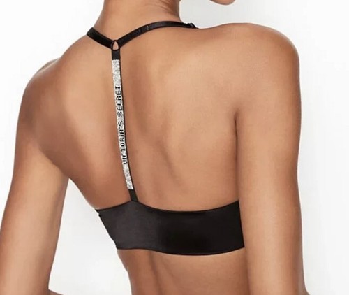 VS Conjunto de Sujetador y Panty Push Up Estrás Muy Sexy 34c/M Nuevo - Imagen 2 de 8