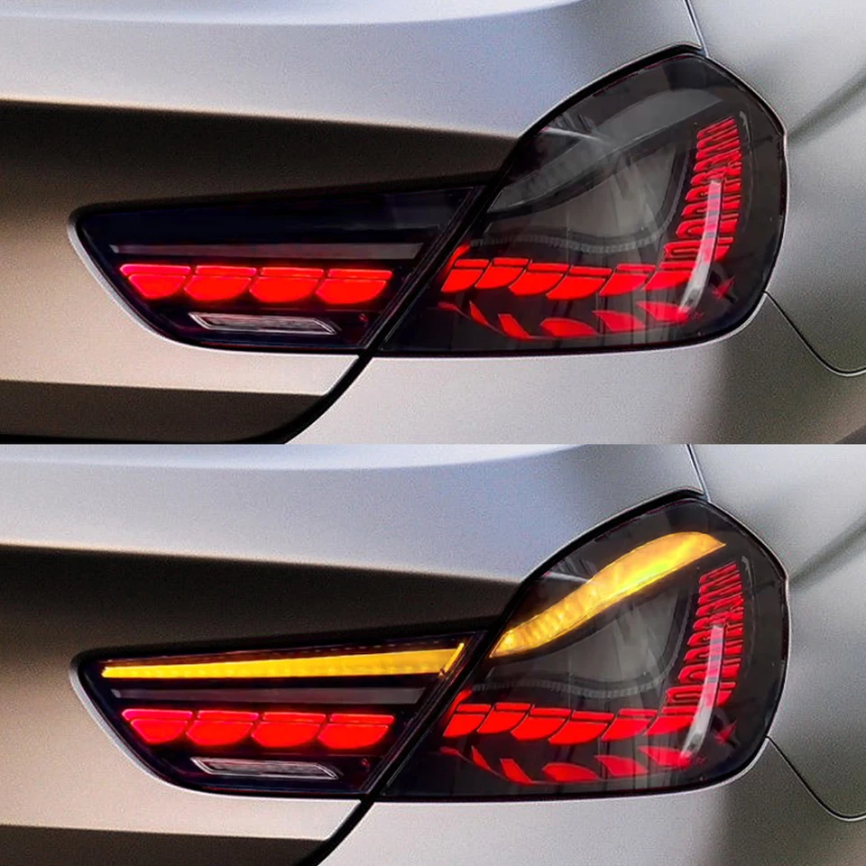 Conjunto de luces traseras LED negras humo aptas para BMW Serie 6 640i 650i M6 2010-2017 Foto 4 de 4