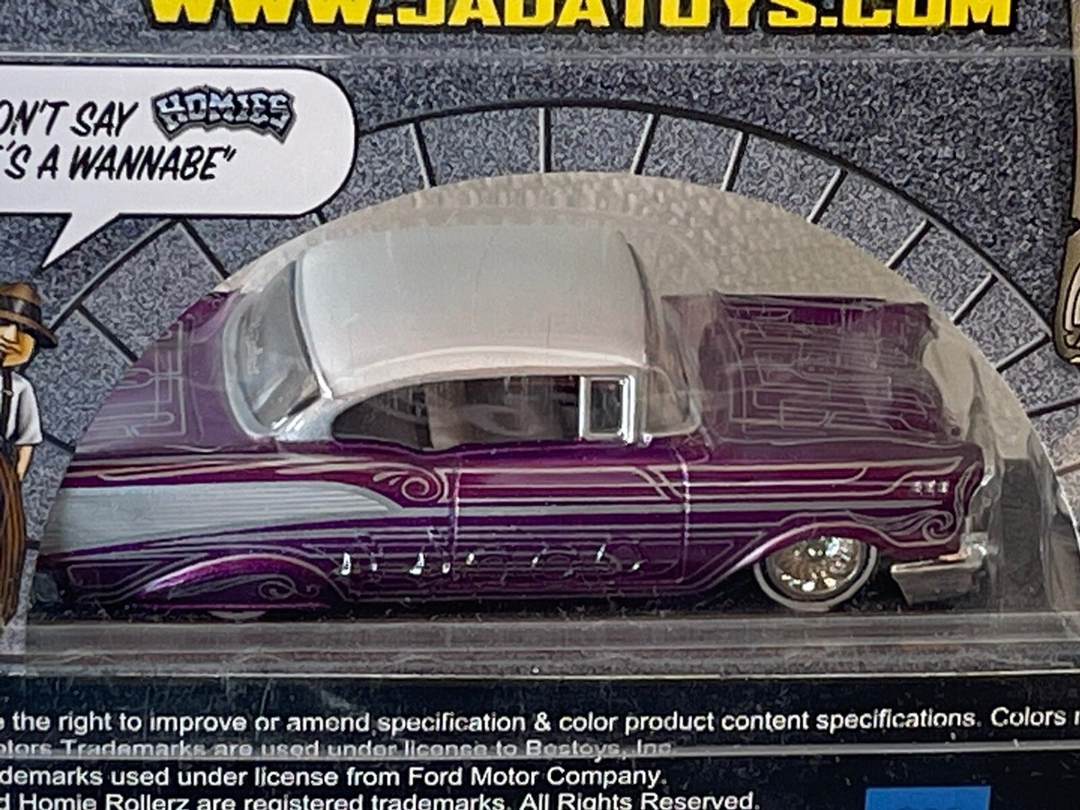 Homie Rollerz Die Cast 1957 Chevy Belair+Sad Boy & Topo,Free