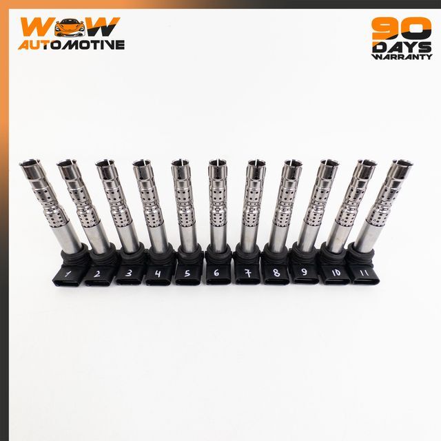 04-13 BENTLEY CONTINENTAL FLYING SPUR GT GTC IGNITION COIL SET 11 PCS OEM