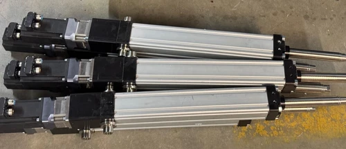 Big Parker-Hannifin Linear Actuators (6) with Amplifiers & Cables