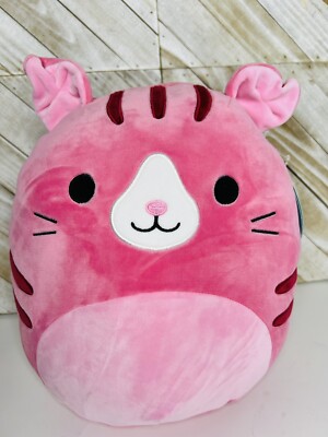 Geraldine Squishmallow 12 Inch Squish-mallows Pink Cat Plush Stuft Animal New