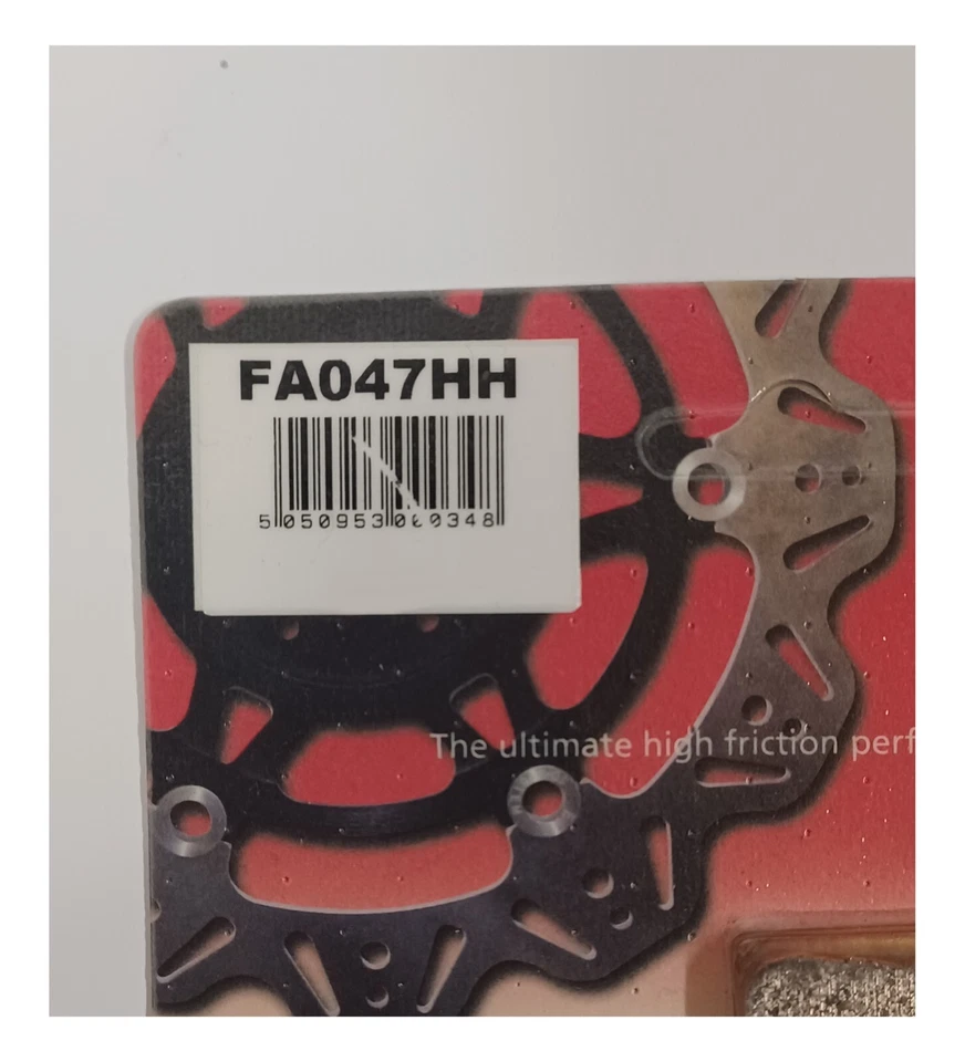 Pastillas de freno de disco traseras sinterizadas EBC (1 juego) para MOTO GUZZI NTX350 / NTX650 Foto 2 de 4