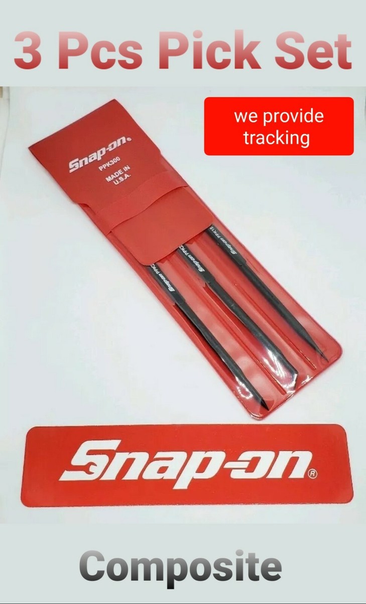Snap on Tools 3 PC Pick Set. Specialty Composite Material PPK300