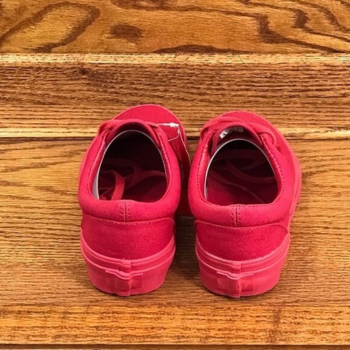 Vans Era Gold Mono Crimson Shoes - Picture 6 of 8