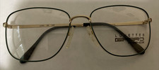 New Vintage Girard Lunette Eyeglass Frame 1380 Gold/Green France 55-140 France