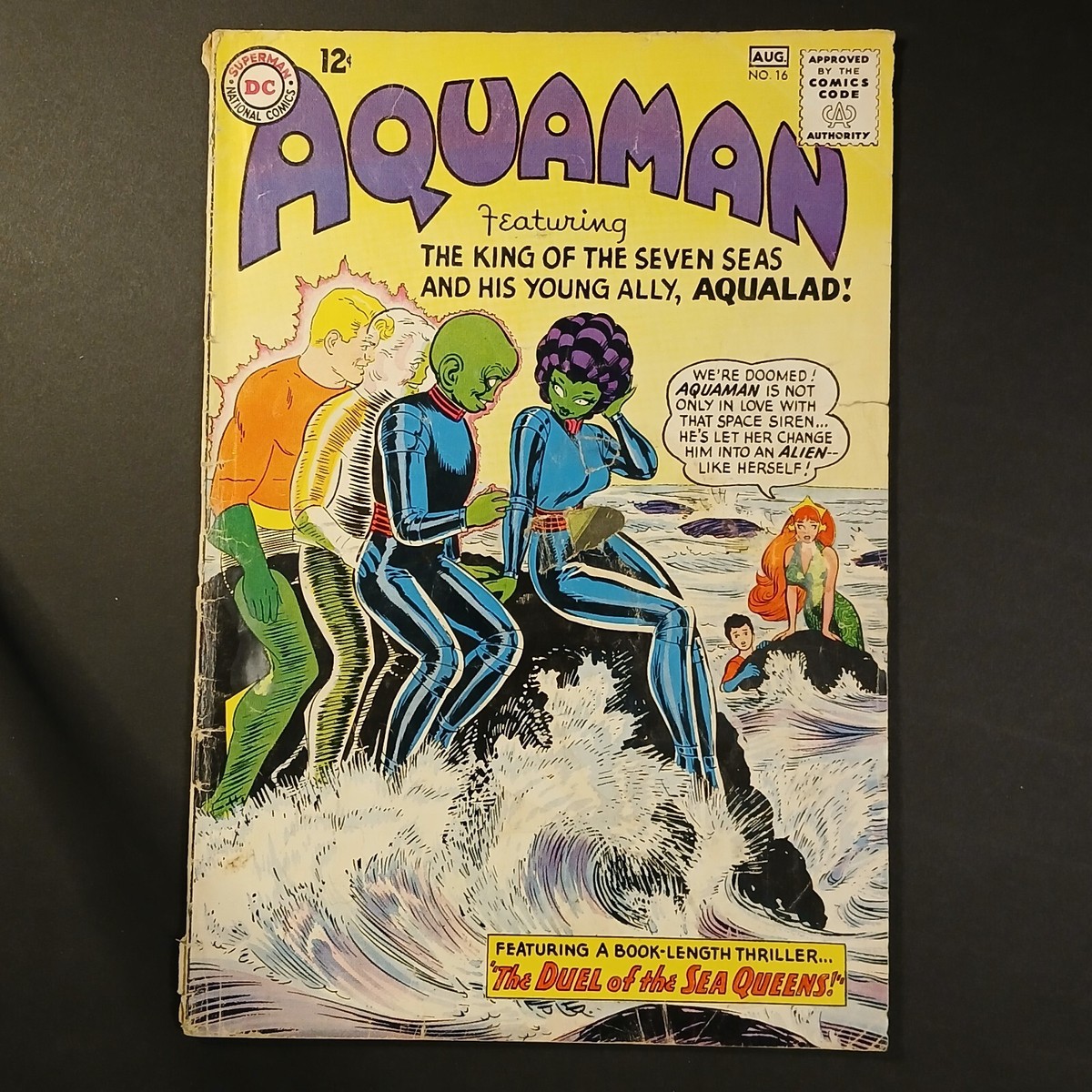 1964 DC Aquaman Comic Book #16 