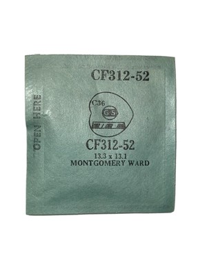 Vintage G-S Acrylic Watch Crystal Montgomery Ward 13.3 x 13.1mm CF312-52