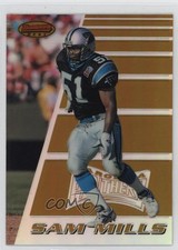 1996 Bowman's Best Refractor Sam Mills #116 0v0