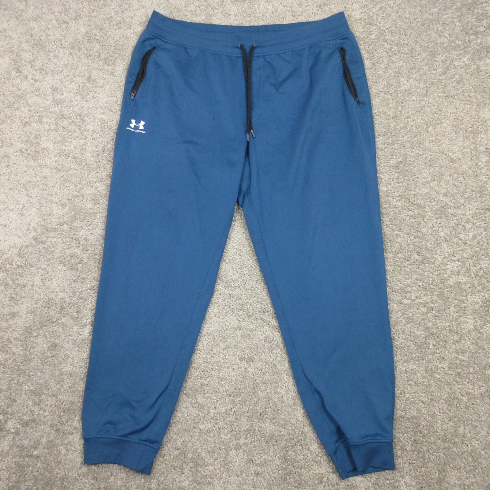 Under Armour Pants Mens 2XL Blue ColdGear Joggers Performance Activewear Casual