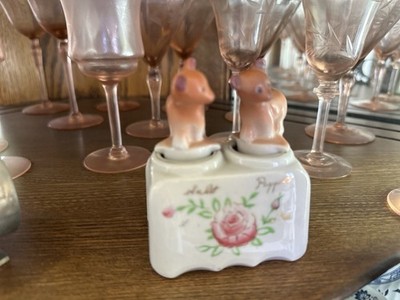 Vintage Salt & Pepper Shakers Rocking Bears